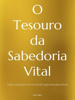 cover image of O Tesouro da Sabedoria Vital